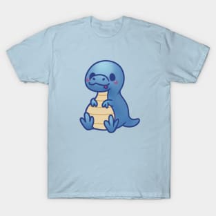 Cute Blue T-Rex Dinosaur T-Shirt